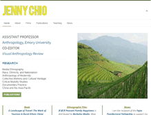 Tablet Screenshot of jennychio.com